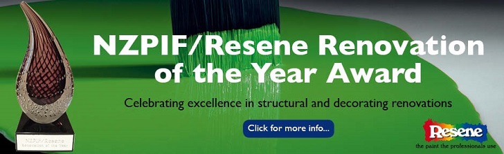 Entries now open for NZPIF/Resene Renovation of the Year